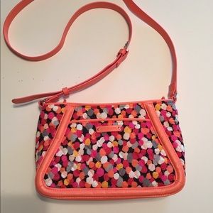 Vera Bradley Confetti Dot Trapese Crossbody Bag